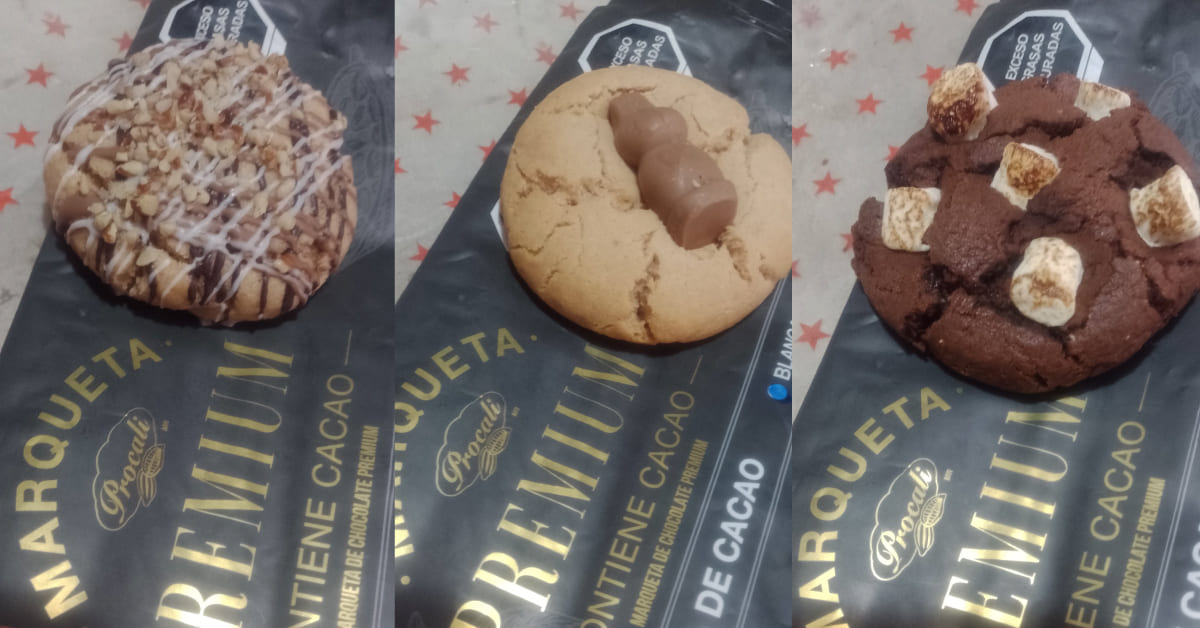 Galletas Triple Chocolate con Procali: El toque gourmet en cada mordisco